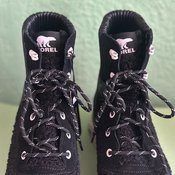 NWT SOREL Brex Cozy Lace Waterproof Boots sz 10.5 - Picture 6 of 9